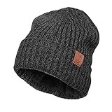 OZERO Winter Beanie Mütze,Thermo Strickmütze Laufmützen Wintermütze für Herren und...