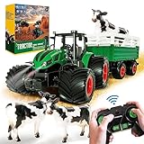 Ferngesteuerter Traktor Ferngesteuert, Traktor Spielzeug ab 2 3 4 5 6 Jahre, Rc Traktor...