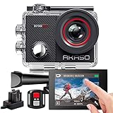 AKASO Action Cam 4K 20MP WiFi 40M Unterwasserkamera Wasserdicht Ultra HD Touchscreen...
