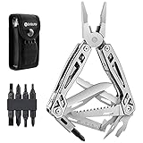 BIBURY Multifunktionswerkzeuge, 21 in 1 Faltbares Multitools Edelstahl, Multifunktionale...