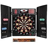 UItrasport elektronisches Dartboard mit Türen, Classic Dart für 16 Spieler, Dartspiel...