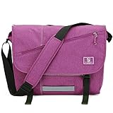 OIWAS Umhängetasche Damen Groß Violett Messenger Bag Arbeitstasche Umhängetaschen...