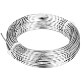 Basteldraht 2mmx30m - Schmuckdraht, Bindedraht, Modellierdraht - Aluminiumdraht Rostfrei -...