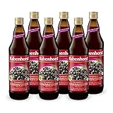 RABENHORST Schwarze Johannisbeere Muttersaft BIO 6er Pack (6 x 700 ml) - 100% purer...