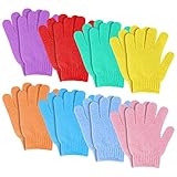 Sibba 8 Paar Peeling Handschuhe Für Duscheundefined Natürliche Luffa Waschhandschuhe...