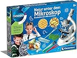 Clementoni Galileo Lab – Natur unter dem Mikroskop, Biologie-Labor für kleine Forscher,...