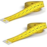 2 Bände Maßband Körpe 200cm/79 Zoll, Schneidermaßband Doppelseitige Measuring Tape...