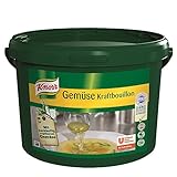 Knorr Gemüse Kraftbouillon Gemüsebrühe mit Suppengrün, rein pflanzlich, vegan 1er Pack...