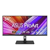 ASUS ProArt PA348CGV | 34 Zoll UWQHD Professioneller Monitor | 21:9 IPS, 3440x1440, 120 Hz...