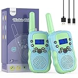 Walkie Talkie Kinder, Bakoherp Walkie Talkie Aufladbar für 3-12 Jahre Kinder, Funkgerät...