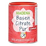 MADENA Premium BasenCitrate Pur Komplex nach Apotheker Rudolf Keil, Citrat-Basenpulver...