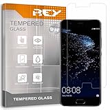 REY Bildschirmschutz aus gehärtetem Glas für Huawei P10, Schutzfolie, Displayschutzfolie...