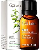 Gya Labs Ätherisches Basilikumöl für das Haarwachstum (10ml) – rein, therapeutische...