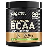 Optimum Nutrition Gold Standard BCAA Pulver, Aminosäuren Komplex Hochdosiert mit Vitamin...