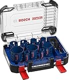 Bosch Professional 14x Expert Tough Material Lochsäge Set (für Holz mit Metall, Ø 20-76...