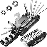 Retoo Fahrrad Werkzeug, Multitool für MTB Unterwegs, 16 in 1 Fahrrad-Multitool für die...