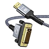 SNOWKIDS HDMI auf DVI Adapter Kabel 1.8m, HDMI DVI Adapterkabel (Neuester Standard) mit...