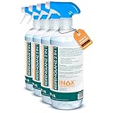 INOX® Reifenglanz - 4x1L Auto Kunststoffpflege & Gummipflege für Außen - Schwarz -...