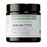 wesentlich. Sheabutter BIO 100g | 100% reines Naturprodukt für Creme und Kosmetik |...