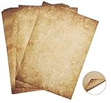 60 Blatt Briefpapier Altes Papier Vintage Absofine Alt Casanova Mittelalterliches...