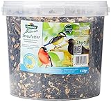 Dehner Natura Wildvogelfutter, Streufutter im Eimer, 3 kg