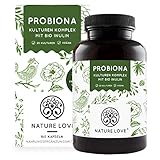 NATURE LOVE® Probiona Komplex - 20 Bakterienstämme + Bio Inulin - 180...