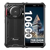 FOSSiBOT F101 (2023) Android 12 Outdoor Handy Ohne Vertrag Günstige, 123dB Lautsprecher...