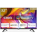 CHIQ TV L32H7G,32 Zoll Fernseher, Smart TV,Google TV, Google Assistent,HDR,Google Play,...