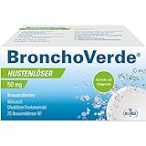 BronchoVerde Hustenlöser 50 mg Brausetabletten, 20 St. Tabletten