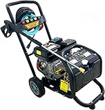 DeTec. Benzin Hochdruckreiniger Terrassenreiniger 7 PS Motor | max. 220 bar | inkl. 7,5...