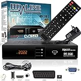 HD-LINE HDMI Receiver Satellit HD Digitaler Satelliten Receiver HDMI DVB S2 Receiver für...