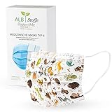 ALB Stoffe Medizinische OP-Maske - School Edition 39 ABC- 20er Pack