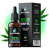 Blattwerk CBD Öl 15% - Vollspektrum Extrakt CBD Tropfen - Deutsche Qualitätsmarke -...