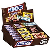 Mars, Snickers, Bounty & mehr Mixed Schokoriegel Topseller Box, Thekenaufsteller, Ramadan...