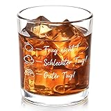 Joymaking Whiskyglas mit Gravur - Frag Nicht/Guter Tag/Schlechter Tag, Lustige Whisky...
