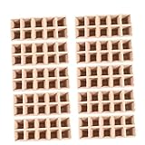 Happyyami 18 Stück 10 Zimmerpflanzentöpfe Bio-Matzo-Blumenerde Bio-Pflanzenschalen...