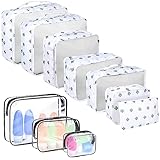 Enloffi Koffer Organizer 10 PCS Kofferorganizer Set Wasserdichte Gepäck Organizer...