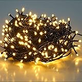 SALCAR 26m 360er LED Lichterkette Weihnachtsbaum (23m Lichterkette + 3m Stromkabel), 31V...