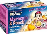 Meßmer Hola Mexico | Maracuja & Peach | 20 Teebeutel | Glutenfrei | Laktosefrei | Vegan