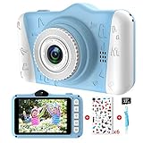 Kinderkamera - Digitalkamera Kinder mit 3,5-Zoll-Großbildschirm 1080P HD 12MP Eingebaute...