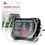 Gardigo® Marderschreck Marder-Frei KFZ I 25 Jahre Erfahrung Marderabwehr Auto I Anschluss...