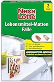 Nexa Lotte Lebensmittel-Motten Falle, Mottenbekämpfung, insektizidfreie Klebefalle gegen...