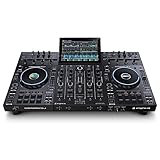 Denon DJ PRIME 4+ Standalone DJ-Controller & Mixer mit 4 Decks, WLAN-Musikstreaming, Drop...