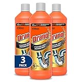 Drano Power Gel Rohrfrei Abflussreiniger, Rohrreiniger, für Küche & Bad, entfernt...