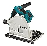 Makita DSP601ZJU Akku-Tauchsäge 56mm 2x18 V mit Bluetooth (ohne Akku, ohne Ladegerät) im...