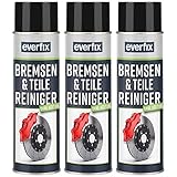 Everfix Bremsenreiniger Spray (3 x 500 ml) Bremsen und Teilereiniger - Reiniger ohne...