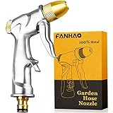 FANHAO Garten Handbrause, 100% Metall Hochdruck...