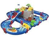 AquaPlay - Wasserbahn Set Bergsee - 42-teiliges Spieleset mit Bergsee, Wasserfall und...