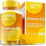 Vitamin D3 Gummis für Erwachsene 4000 Iu, hilft bei der Kalziumabsorption und...