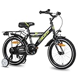 HILAND 18 Zoll Jungen Kinderfahrrad für Jungen 4 5 6 7 8 Jahren mit...
